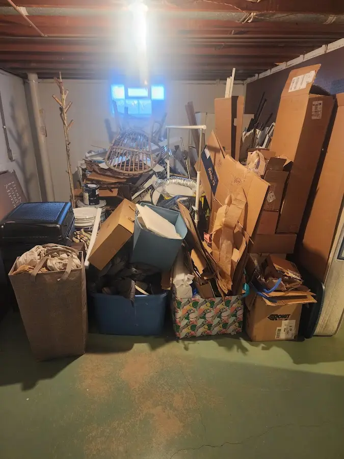 Roll-off dumpster container at job site for Construction Dumpster Rental in Sunnyslope